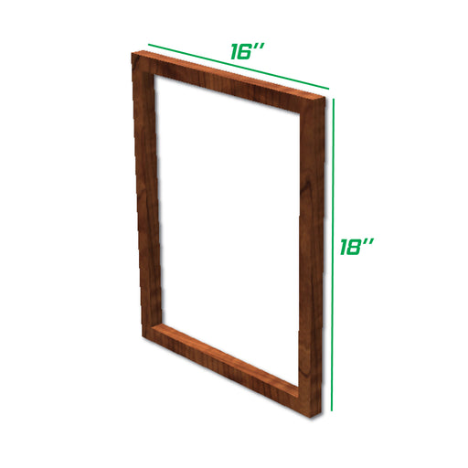 บล็อกสกรีน ไม้สัก ขนาด (วัดนอก) 16"x18" Teakwood Frame TF-111618-/100/120/150 - SK Screen Printing Supplies