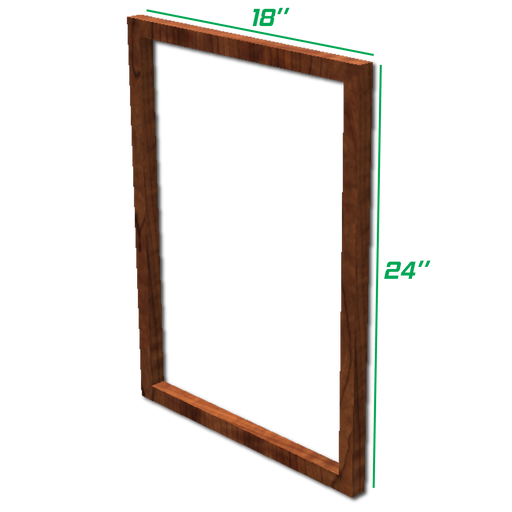 บล็อกสกรีน ไม้สัก ขนาด (วัดนอก) 18"x24" Teakwood Frame TF-111824-/100/120/150/180 - SK Screen Printing Supplies